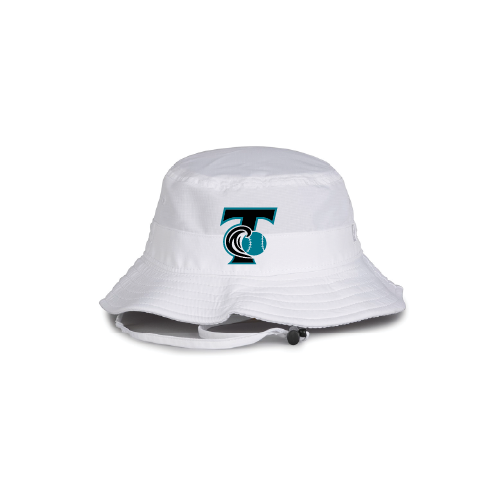 Tide Bucket Hat - T Logo - White